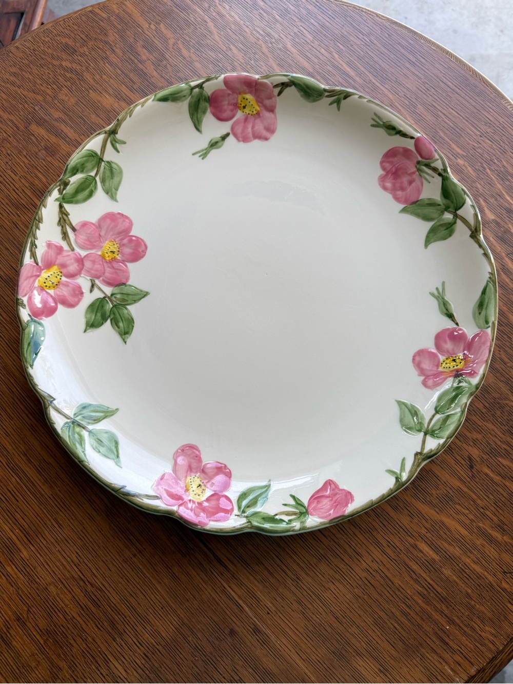 Franciscan desert rose 14 inch platter 1941+ Looks new